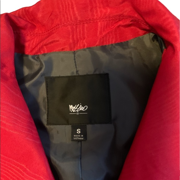 Vibrant Red Rain Jacket - Picture 4 of 6